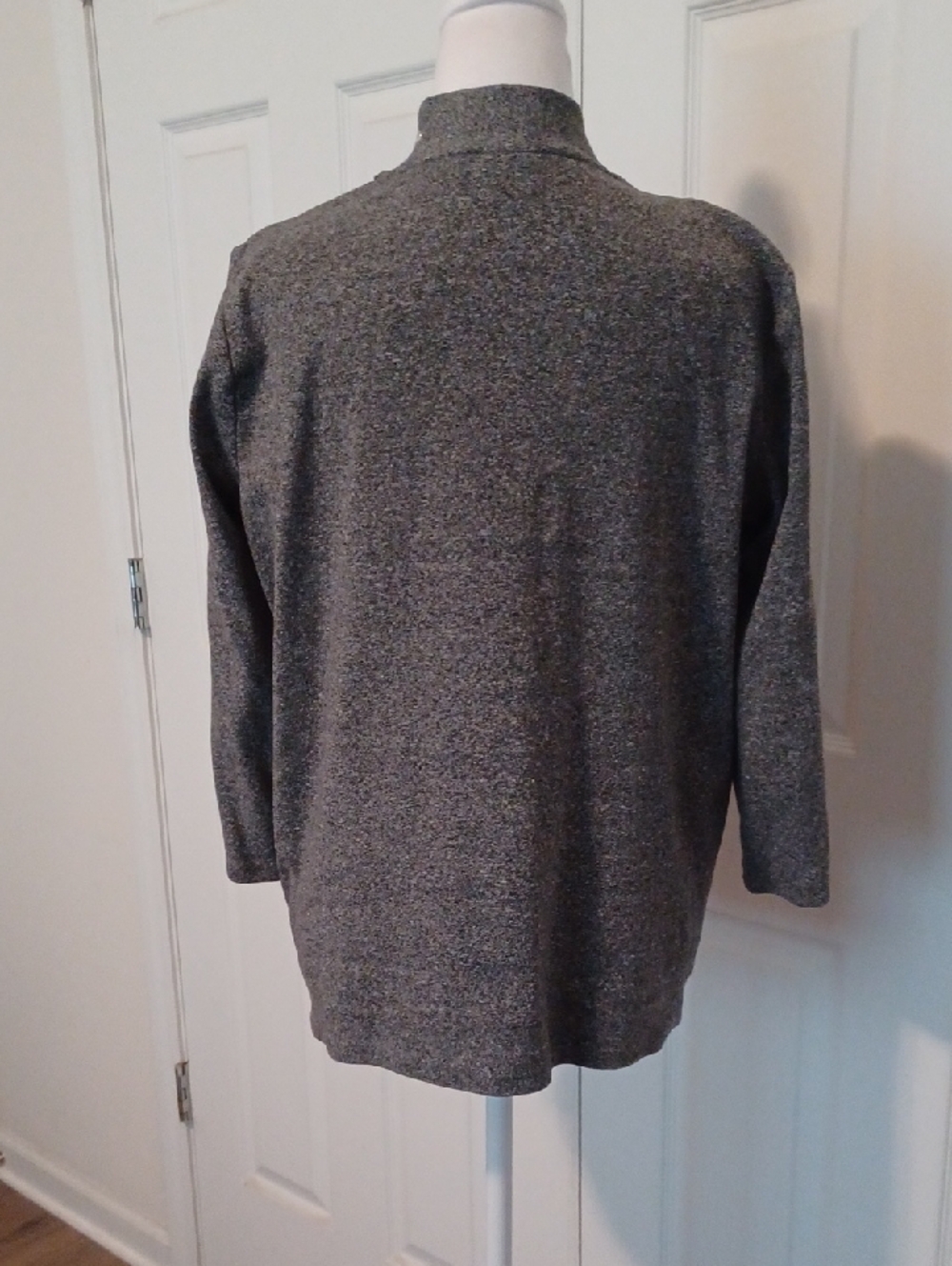 × Rafaella Gray Knit Open-Front Cardigan with Matching Shell - Picture 14 of 14